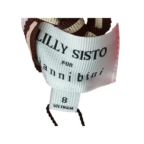 New with Tags Lilly Sisto Gianni Bini Red Backless Bow Mini Dress Size 8 Party - Picture 14 of 16